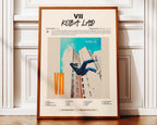 Affiche de l'album VII de Koba LaD présentée dans un cadre en bois massif, finition élégante pour une décoration murale urbaine haut de gamme.