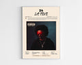 Poster minimaliste encadré de l'album 24 de La Feve bien visible sur fond blanc, impression premium 300g.